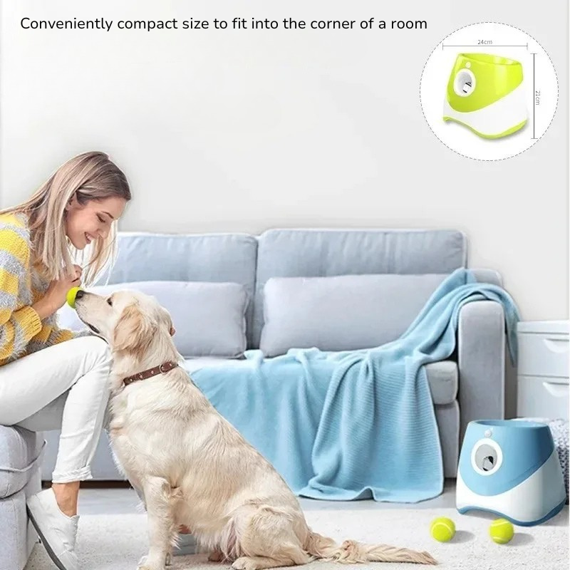 Automatic Dog Ball Launcher – Rechargeable Fetch Toy