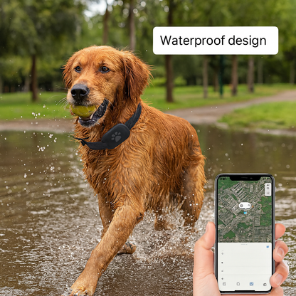 Smart GPS Pet Tracker Collar – Adjustable, Waterproof & iOS Compatible
