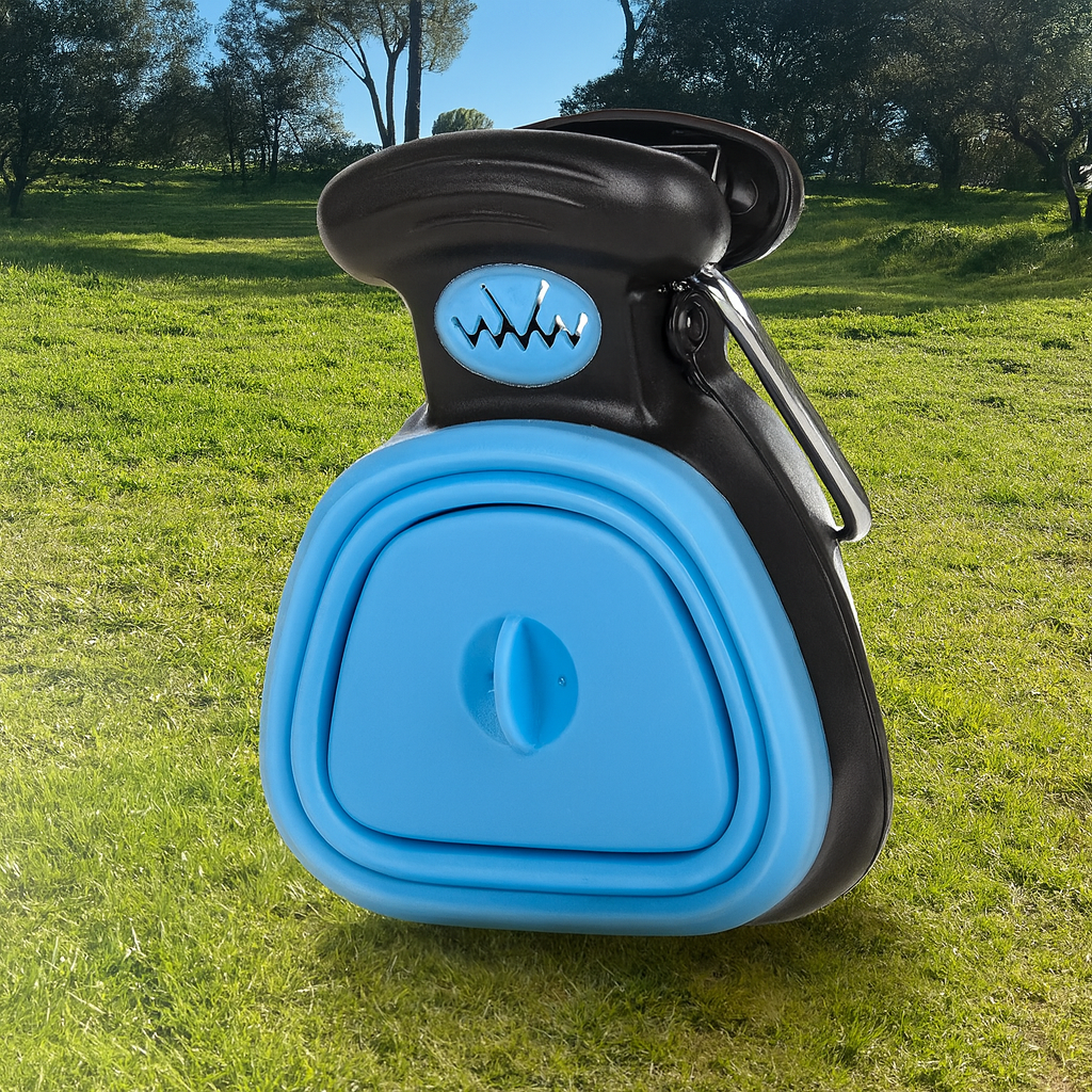 Foldable Dog Pooper Scooper with Decomposable Bags – Portable Pet Waste Cleaner