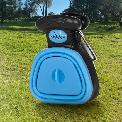 Foldable Dog Pooper Scooper with Decomposable Bags – Portable Pet Waste Cleaner