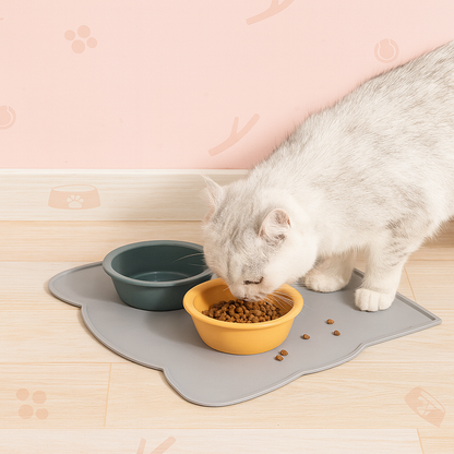 Silicone Pet Food Mat – Waterproof, Non-Slip & Easy-Clean Feeding Mat