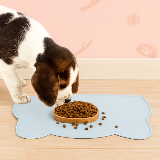 Silicone Pet Food Mat – Waterproof, Non-Slip & Easy-Clean Feeding Mat