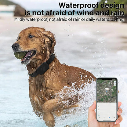 Smart GPS Pet Tracker Collar – Adjustable, Waterproof & iOS Compatible