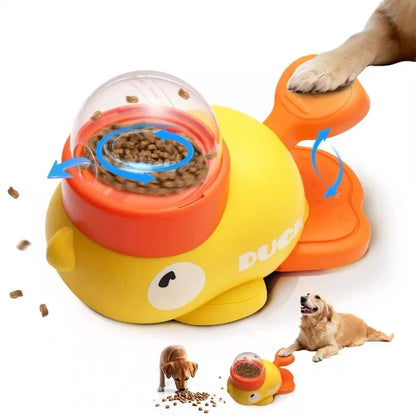 2-in-1 Interactive Dog Toy & Treat Dispenser – Slow Feeder for Training and Play