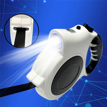 Night time Illuminated Retractable Dog Leash 5m