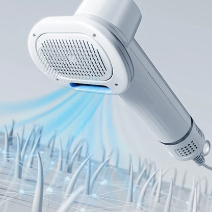 Pet Hair Dryer & Comb – 2-in-1 Grooming Tool for Dogs & Cats