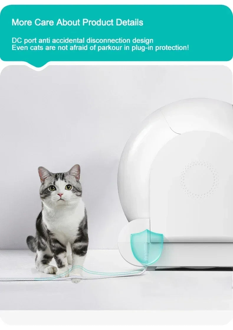 Tonepie Ti+ Smart Automatic Cat Litter Box – Self-Cleaning with App Control & Ionic Deodoriser