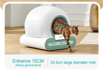 Tonepie Ti+ Smart Automatic Cat Litter Box – Self-Cleaning with App Control & Ionic Deodoriser