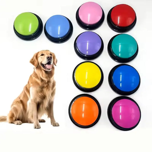 Recordable Dog Training Buttons – Talking Pet Communication Buzzer