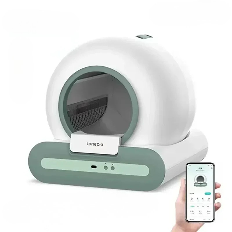 Tonepie Ti+ Smart Automatic Cat Litter Box – Self-Cleaning with App Control & Ionic Deodoriser