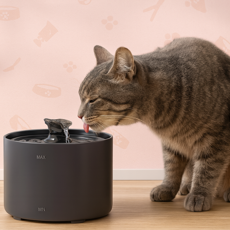 2.2L Automatic Pet Water Fountain with Filter – Quiet Cat & Dog Drinking Dispenser